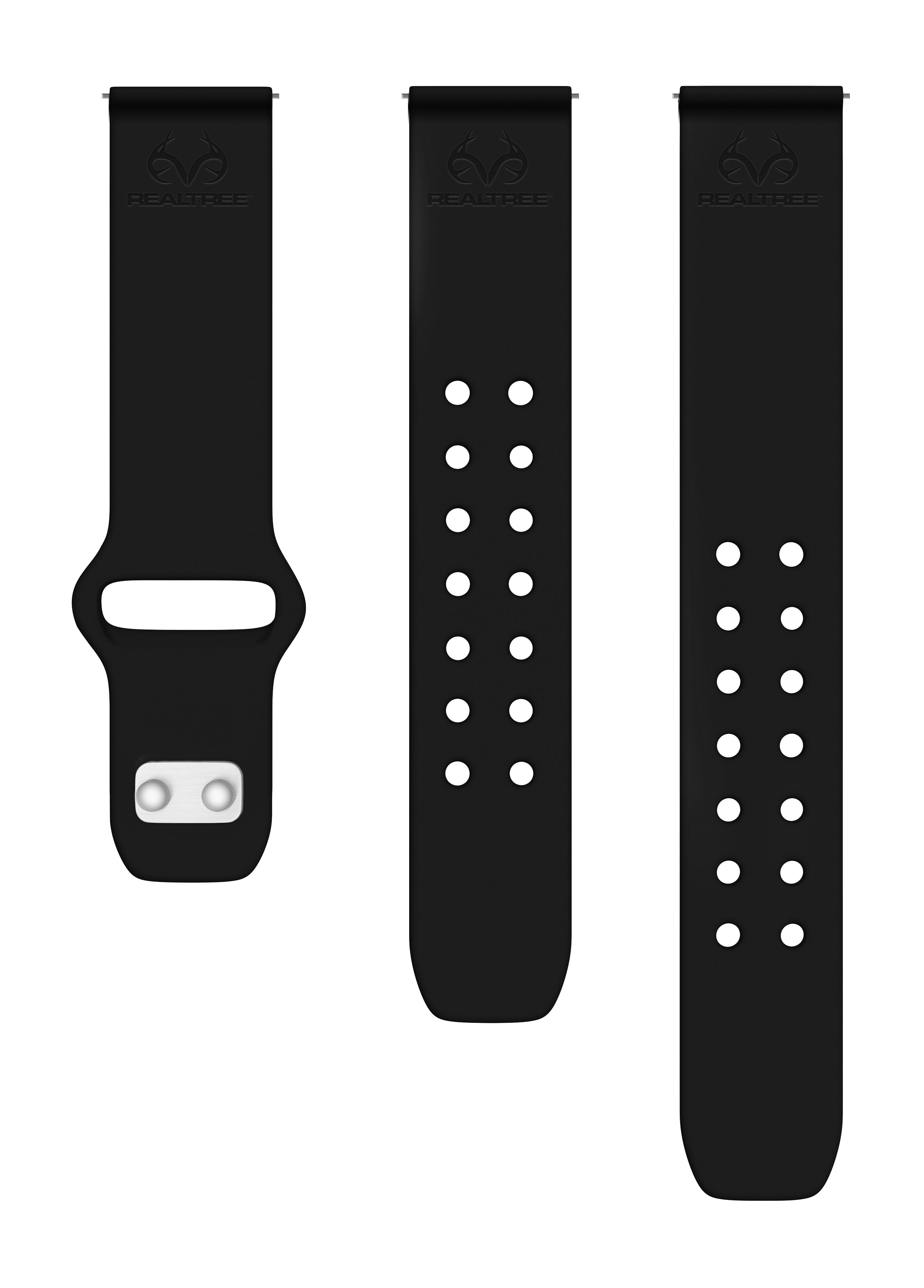 Realtree Engraved Silicone Watchband for Samsung, Garmin, Fossil, and More for Samsung, Garmin, Fossil, and More