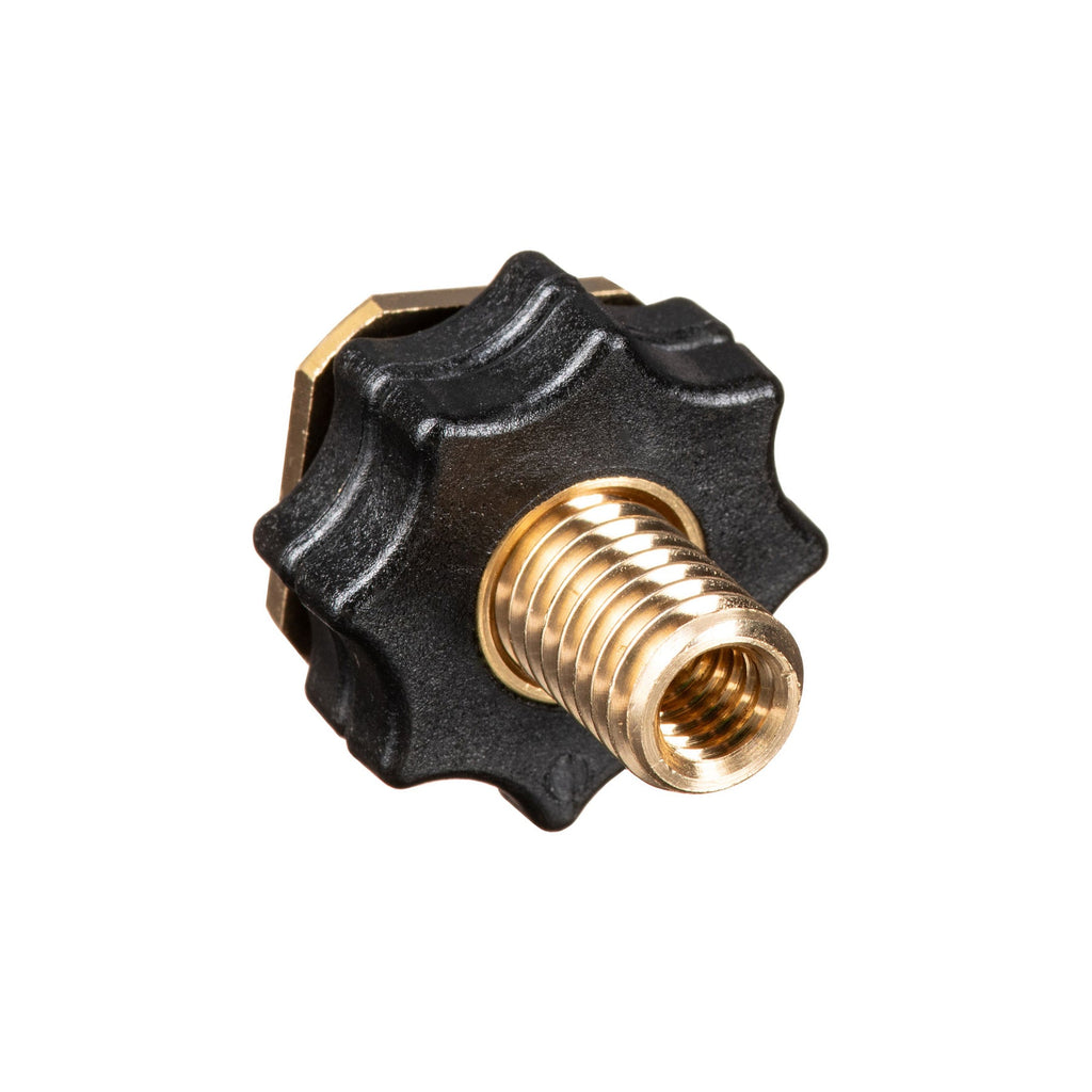 Rycote Brass Shoe Adaptor with Male Thread -  1/4" or 3/8”
