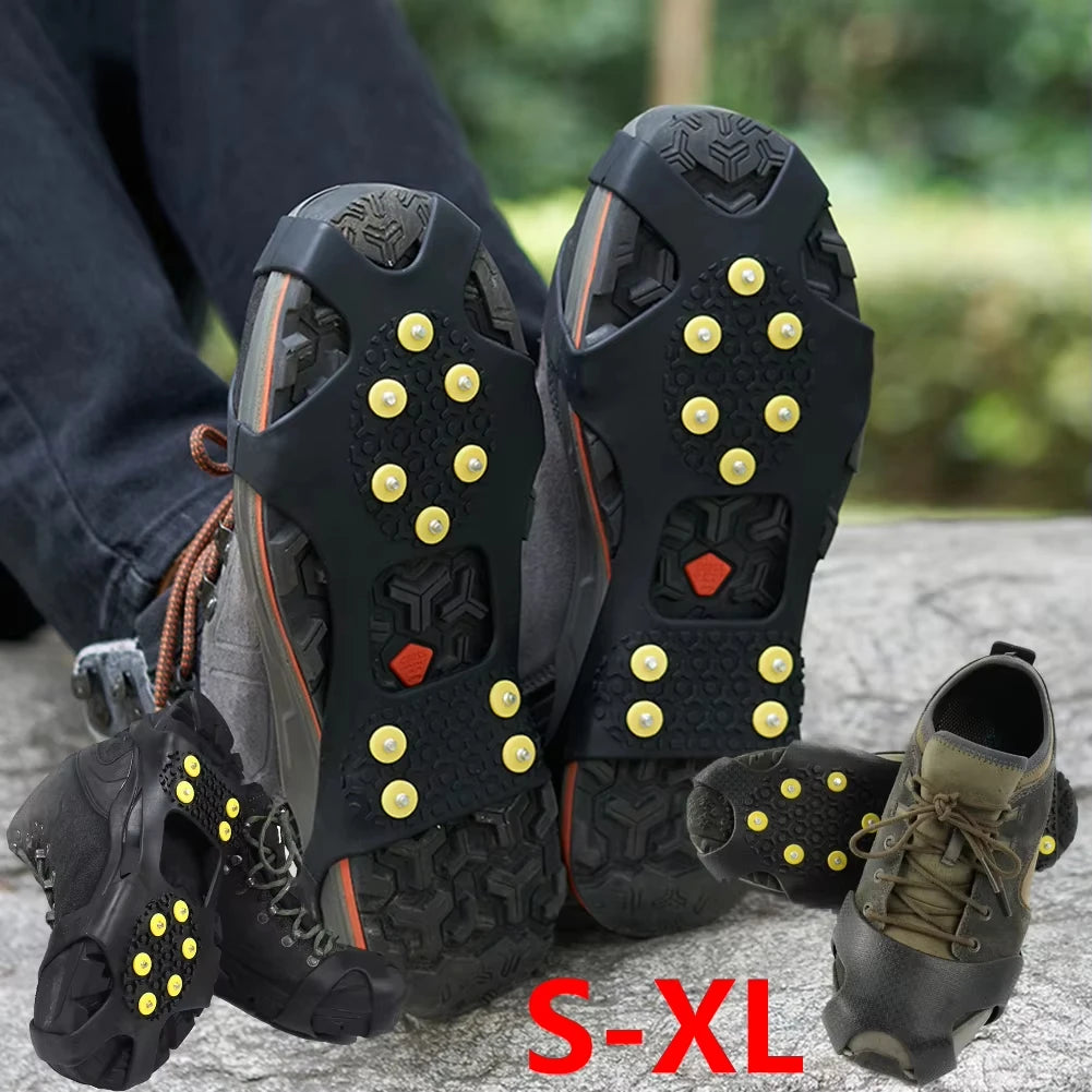 Outdoor snow claw shoe covers for men and women 10 teeth rock climbing