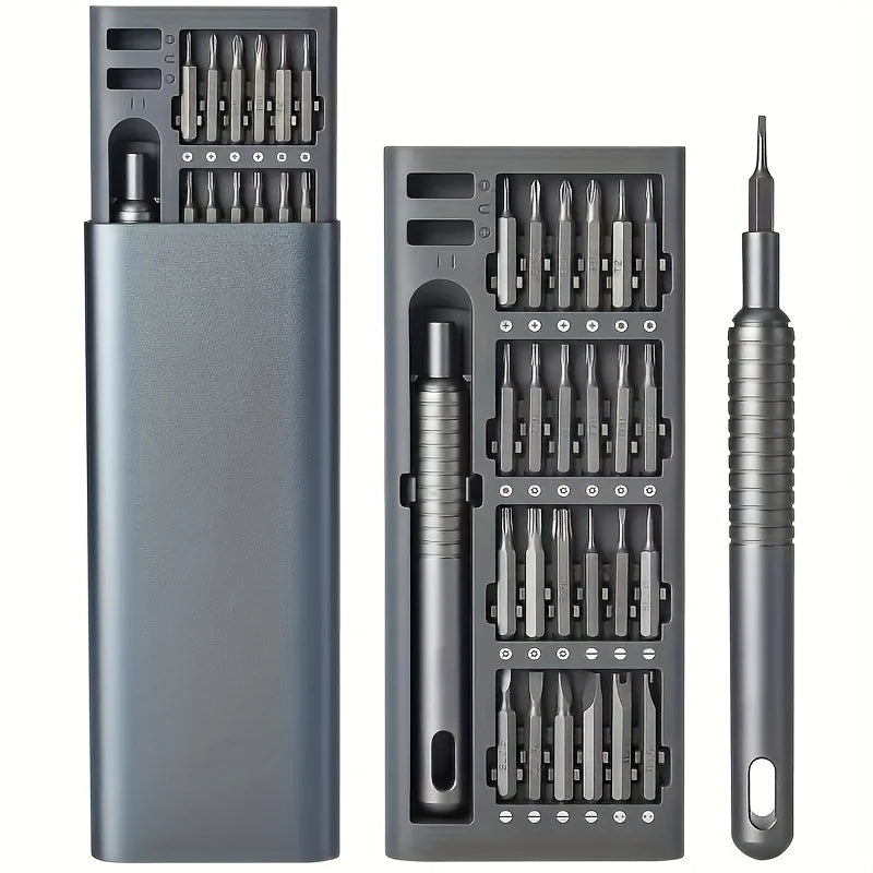 25 in 1 mini screwdriver set, flat head and cross shaped small