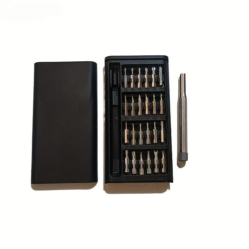 25 in 1 mini screwdriver set, flat head and cross shaped small