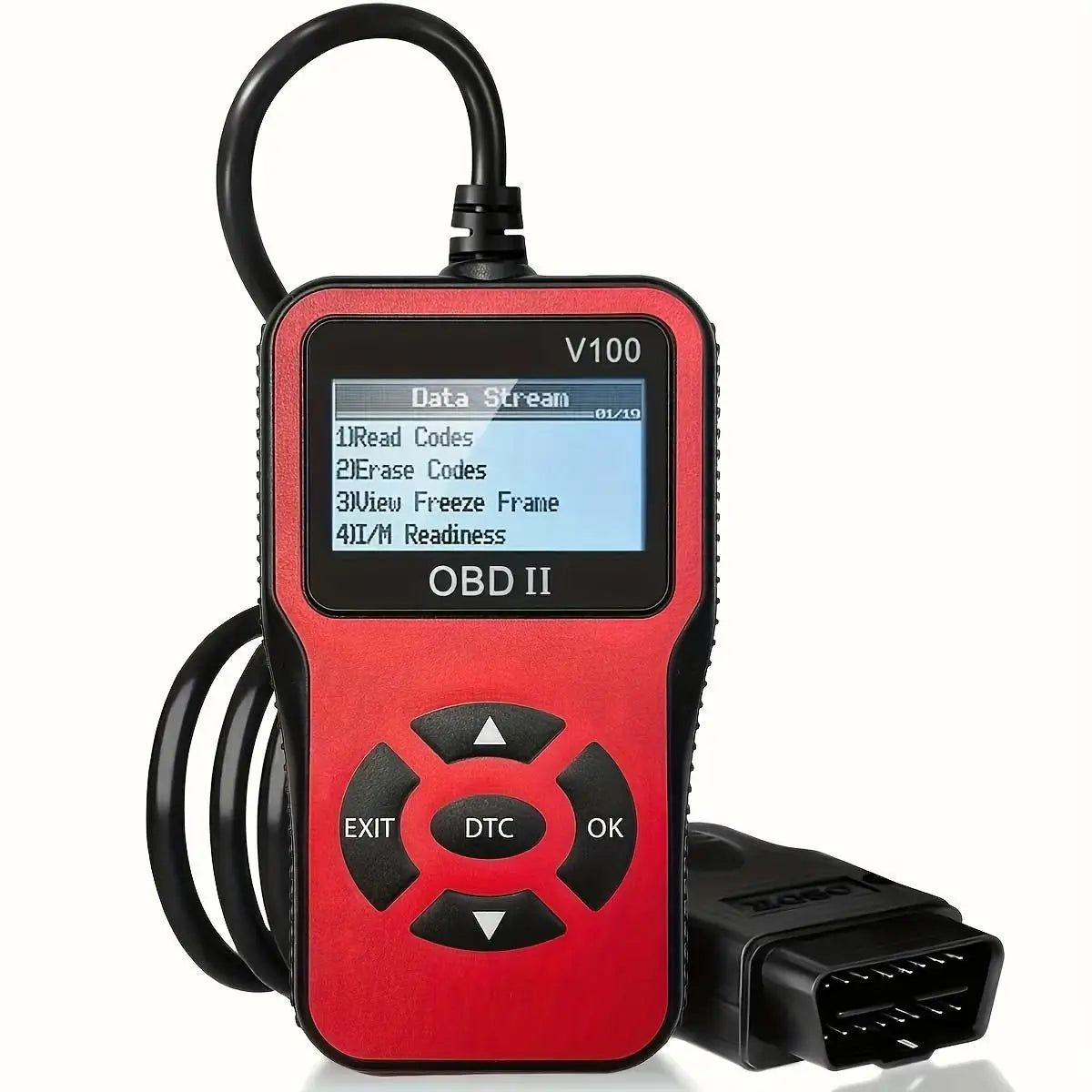 1pc V100 Professional OBD2 Scanner, Engine Fault Code Reader,