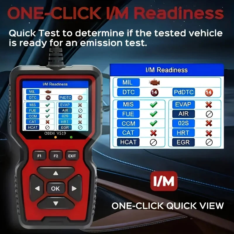 Scanner Code Reader Car Diagnostic Tool Engine Fault Code Reader for