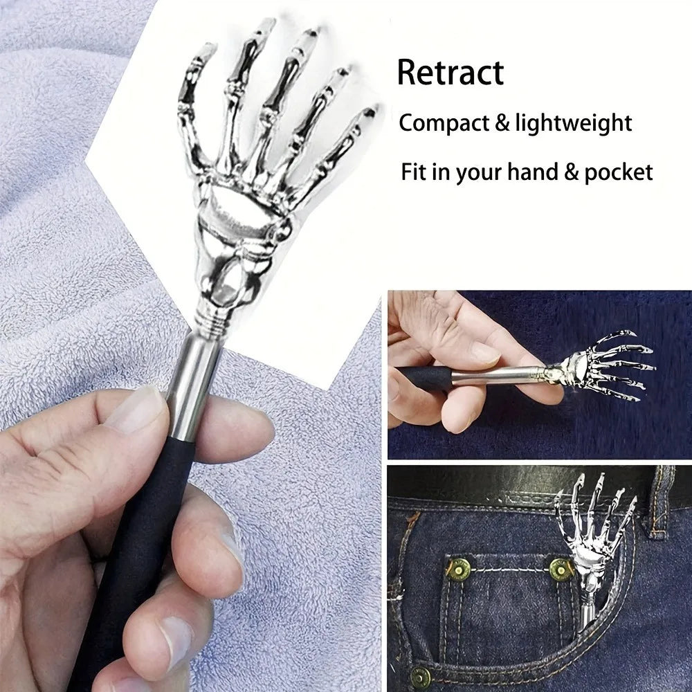 Stainless Steel Adjustable Massage and Tickle Relief Back Portable