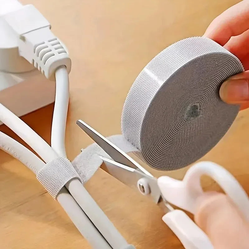 1/5M Cable Organizer Cable Management Wire Winder Tape Earphone Mouse