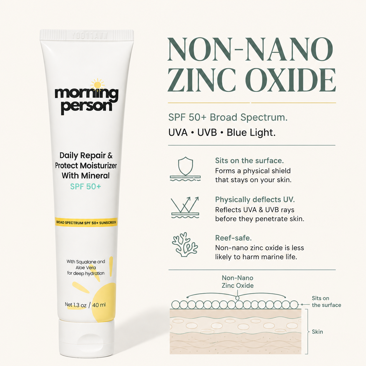 Daily Repair Moisturizer with Mineral SPF 50+ Sunscreen