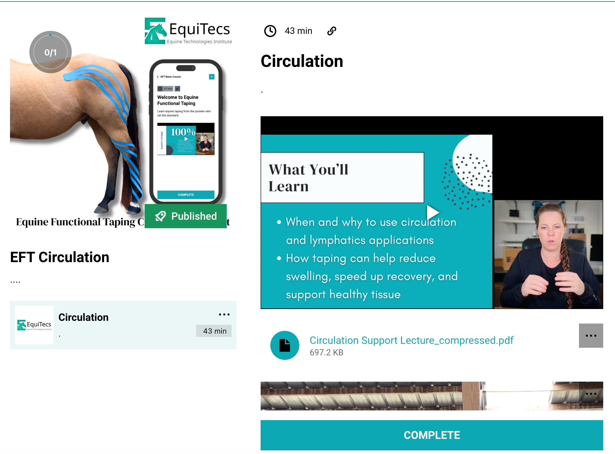 EFT Circulation Support