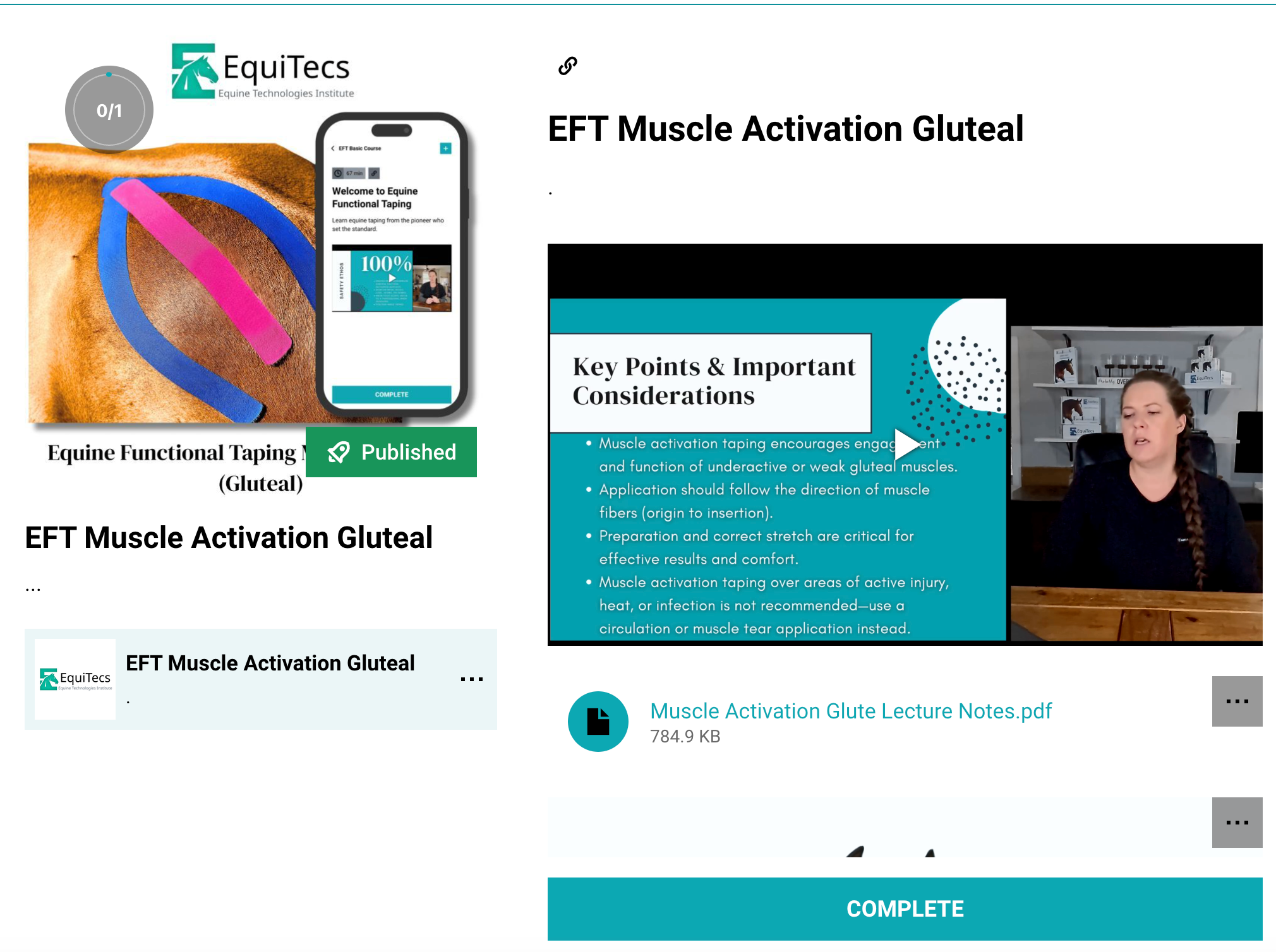 Muscle Activation (Gluteal)