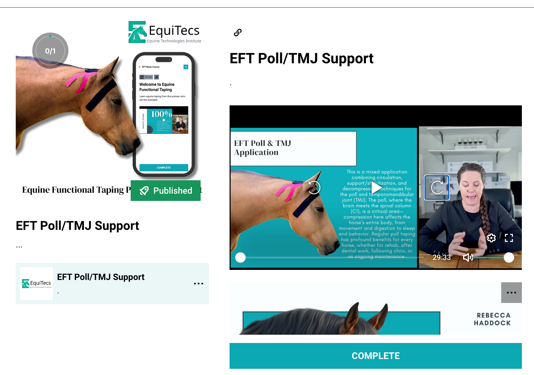 EFT Poll/TMJ Support