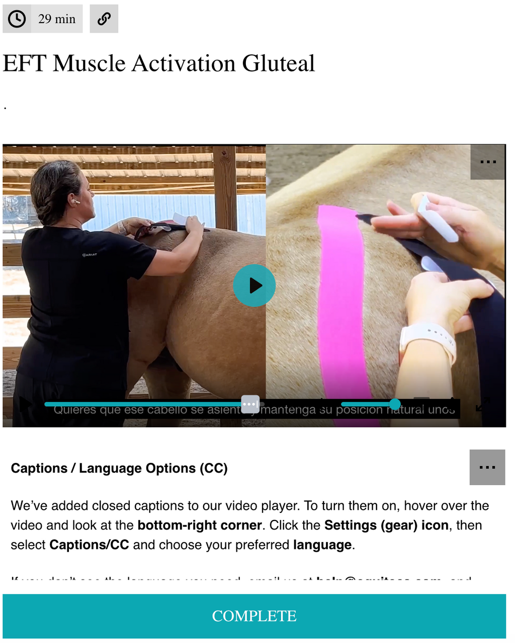 Muscle Activation (Gluteal)