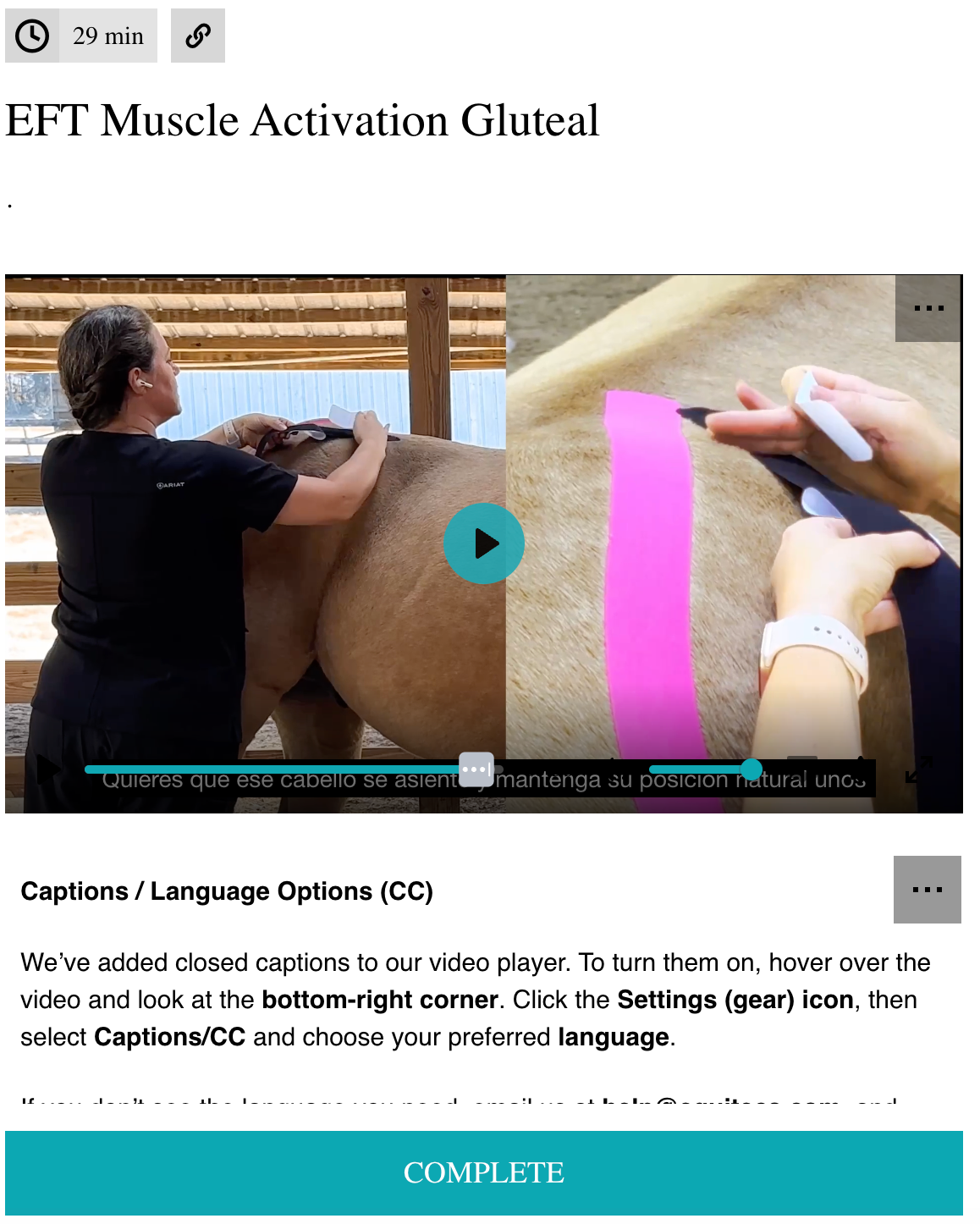 Muscle Activation (Gluteal)