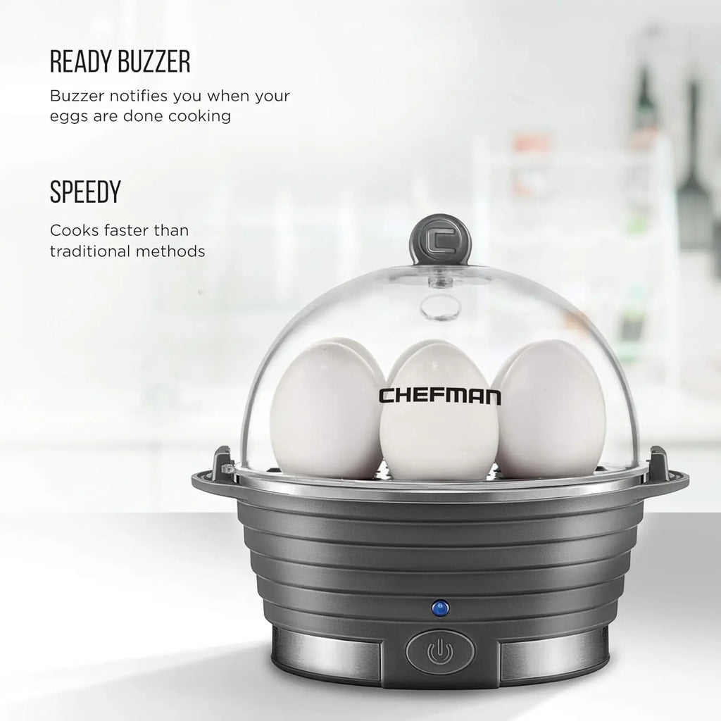 🍳 6‑Egg Rapid Electric Cooker – Steam, Poach & Boil with Ease