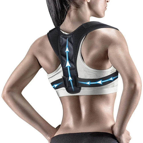 Men and Women Sitting Posture Correction Belt Shoulder Straight Back B