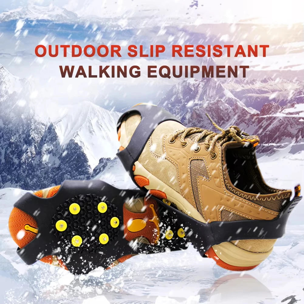 Outdoor snow claw shoe covers for men and women 10 teeth rock climbing