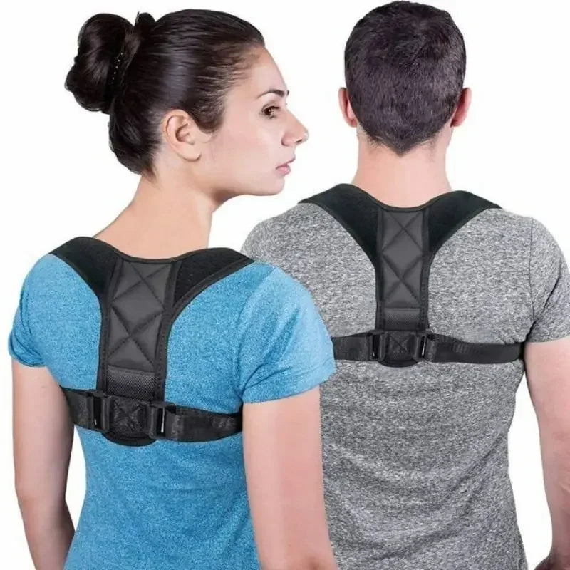 Men and Women Sitting Posture Correction Belt Shoulder Straight Back B