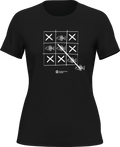 Fish Tick Tack Toe T-Shirt for Women