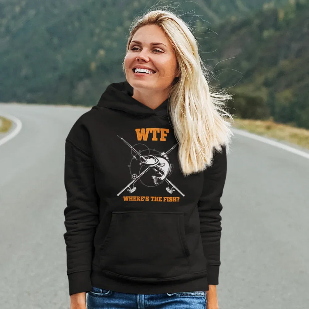 WTF Where's The Fish Unisex Hoodie