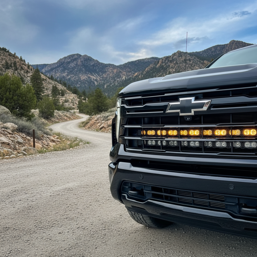 2020+ Chevrolet Silverado 2500/3500 Single 40in Light Bar - PRO