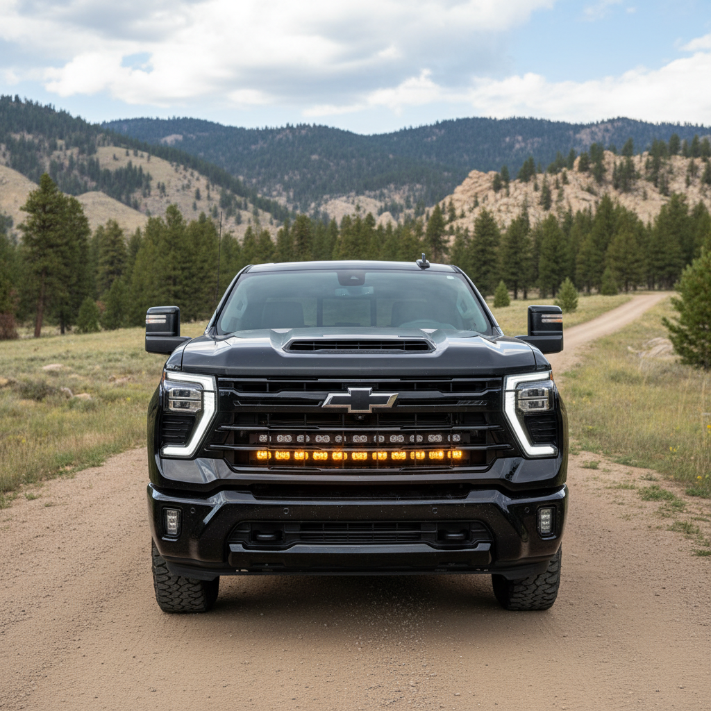 2020+ Chevrolet Silverado 2500/3500 Single 40in Light Bar - PRO
