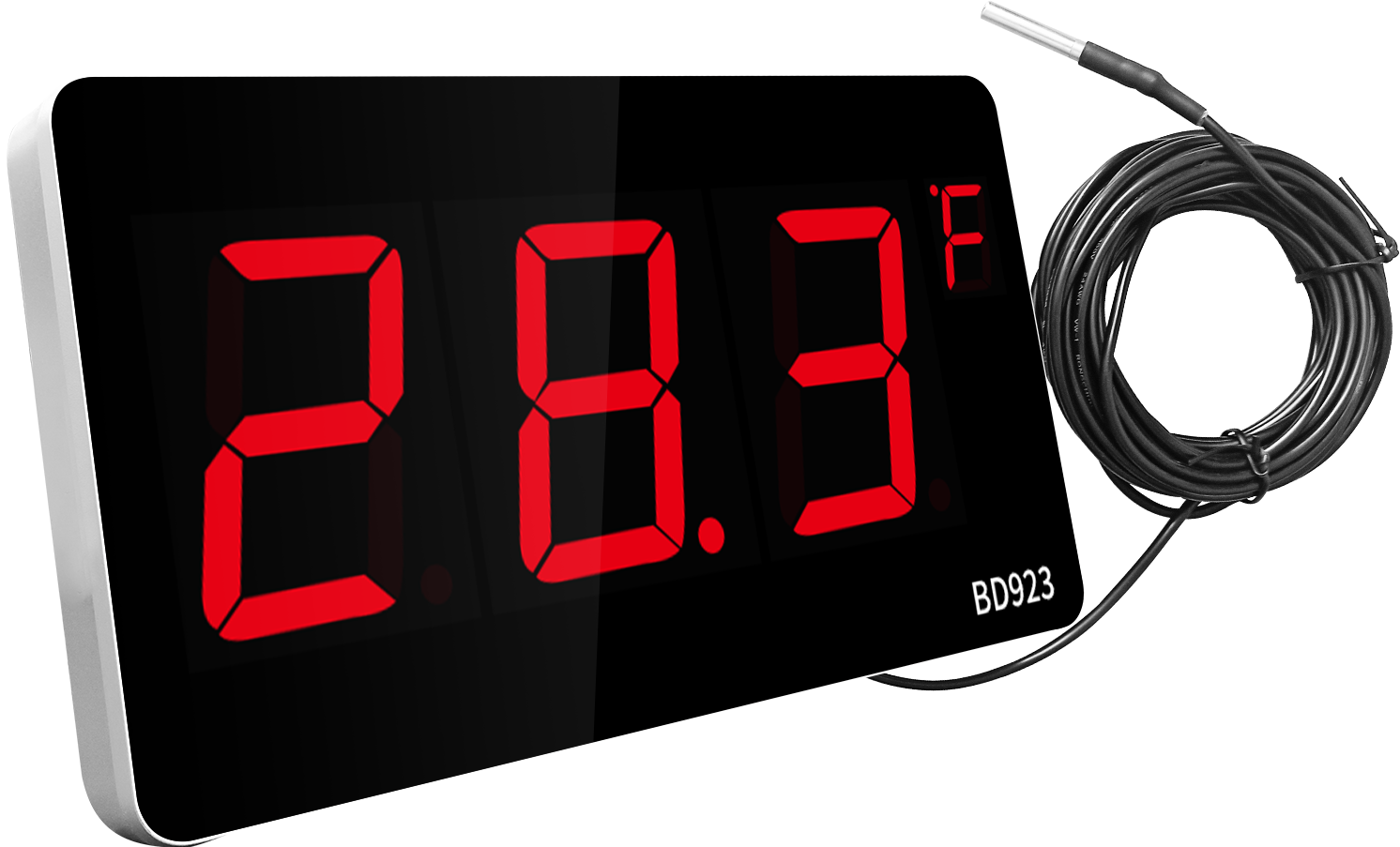 BD923 Large Display Commercial Thermometer with Waterproof Probe