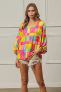 BiBi Multi Block Bubble Pop Ballon Top