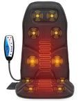 10 Motors Massage Seat Cushion with 3 Level Heating Pad, Vibration Back Massager Chair Pad for Home Office