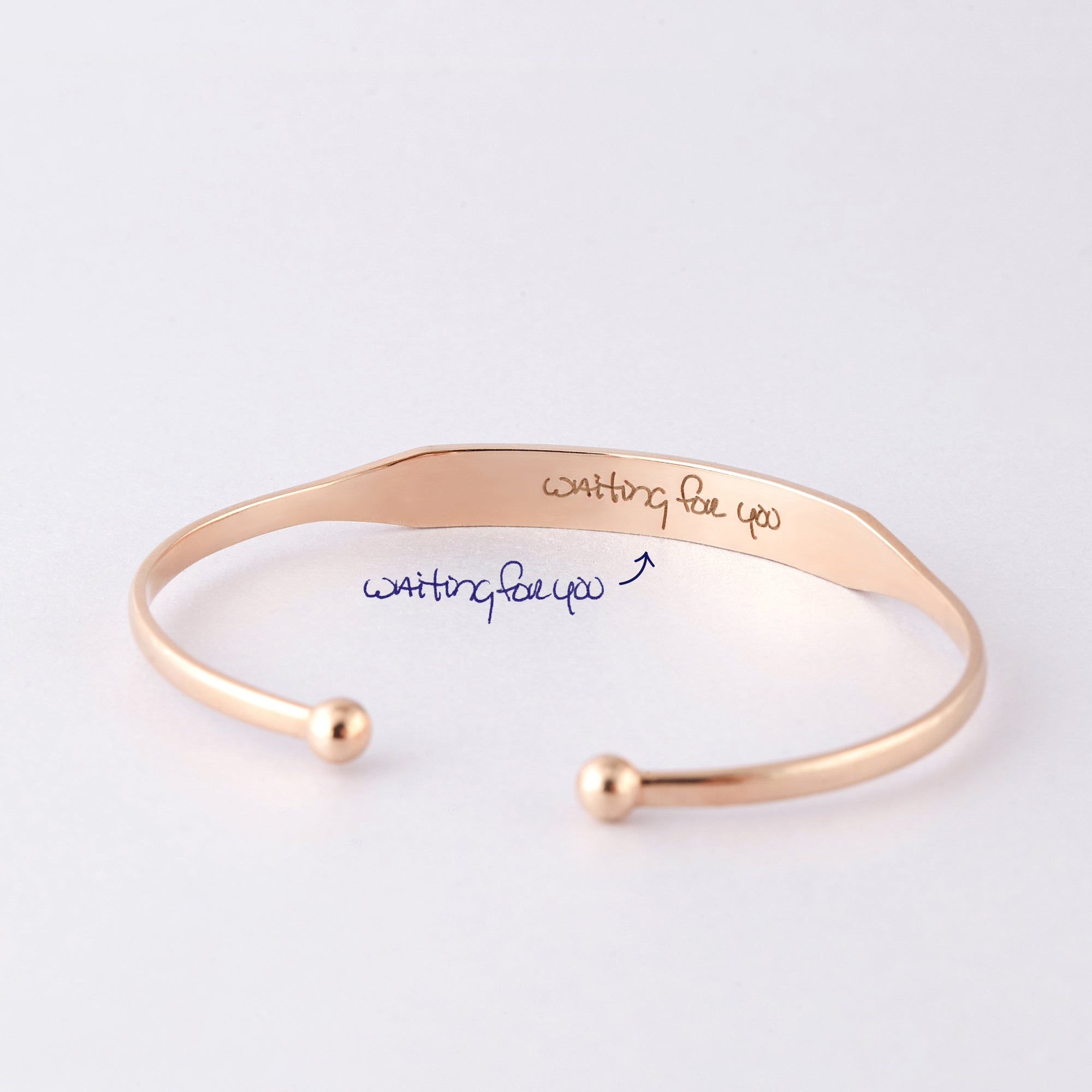 Handwritten Cuff Bracelet