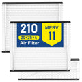 2Pack 413/410/210/213 Replacement Filter Compatible with AprilAire Size:16x25x4 Whole House Air Purifiers