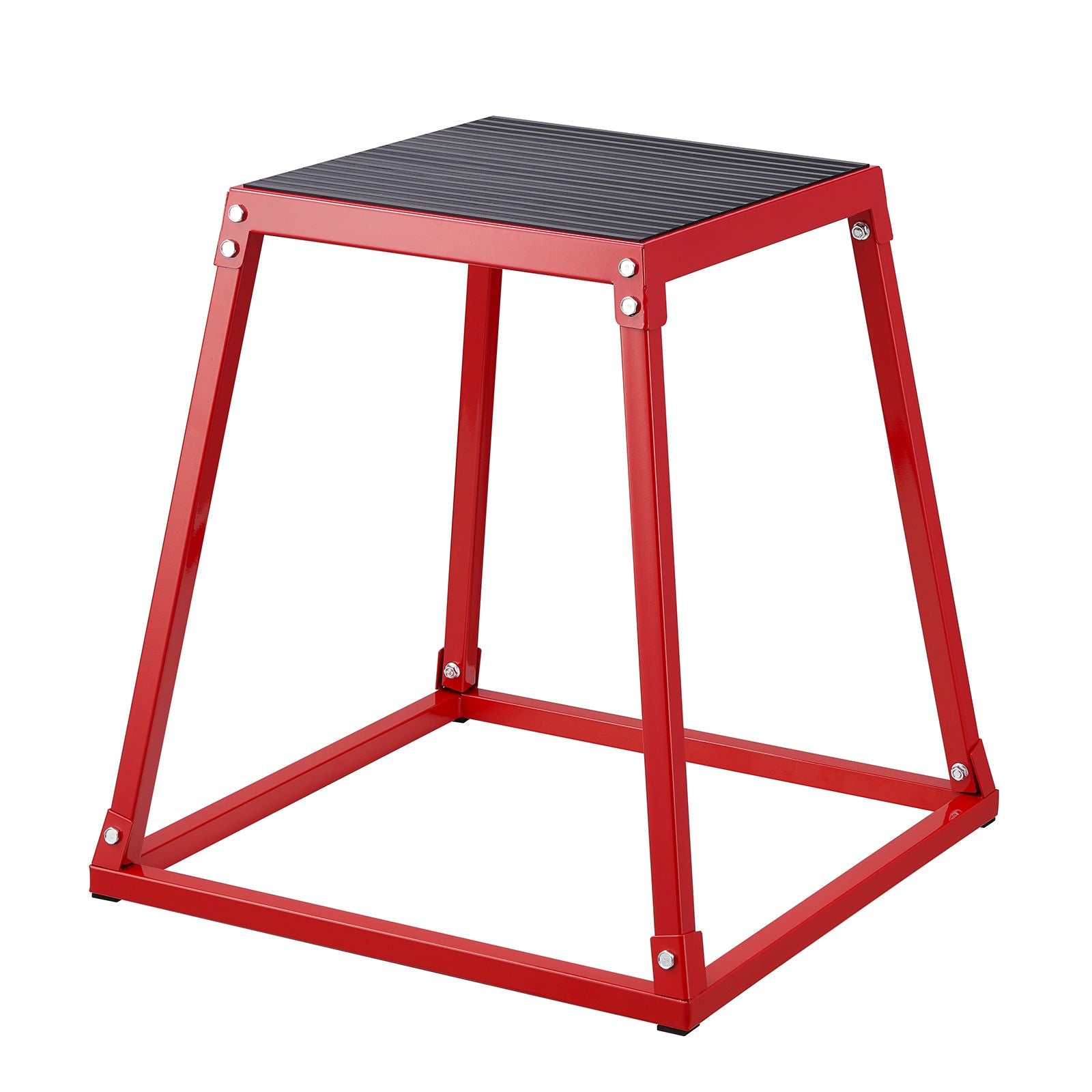 Plyometric Jump Boxes, 12/18/24 Inch Plyo Box, Platform and Jumping Agility Box, Anti-Slip Fitness Exercise Step Up Box Set for Home Gym Training, Conditioning Strength Training, Red