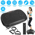 Whole Body Vibration Plate Exercise Machine 1–120 Speed Levels with 2 Resistance Bands, Touch & Remote Control Vibration Platform with Bluetooth USB Music Play for Home Fat Loss Workout