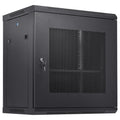 VEVOR 12U Wall Mount Server Cabinet, 15.5'' Depth, Network Rack Enclosure, Supports up to 200 lbs, Secure Locking System, Ideal for IT Hardware, Audio/Video Components