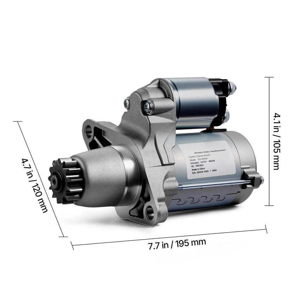 Starter 17825, Starter Motor Replacement Compatible with Toyota Camry V6 3.5L 2007-2017, Lexus ES350 V6 3.5L 2007-2018, Scion XB L4 2.4L 2008-2015, OEM 228000-9900 17338 410-52205 28100-20021