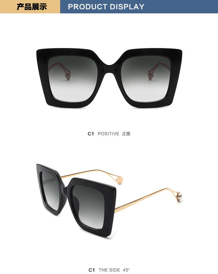 Women Luxury Square Gradient Fashion Sunglasses