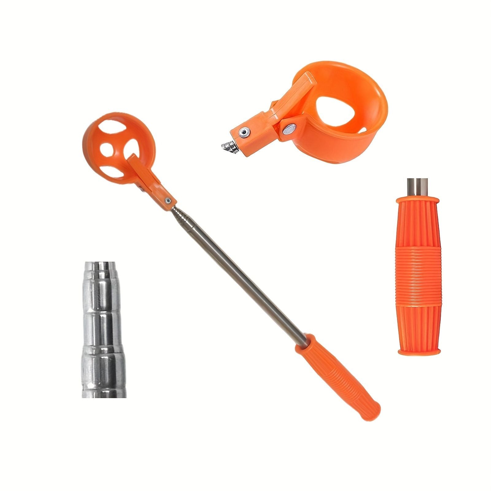 Telescope Golf Ball Retriever; Portable Lightweight Durable Stainless Steel Golf Picker Pick Up Tool