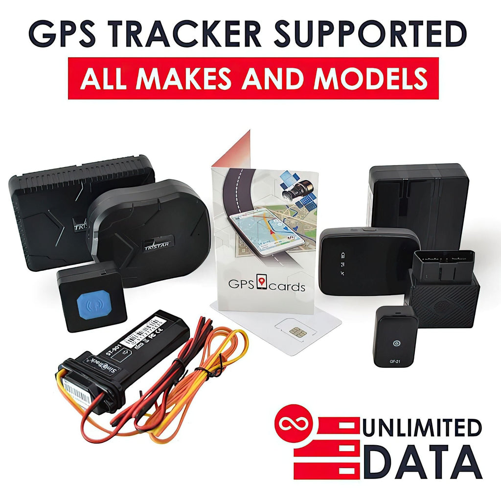 Sim card for GPS-408 Large Battery Tracker with vibration & Movement Alarm