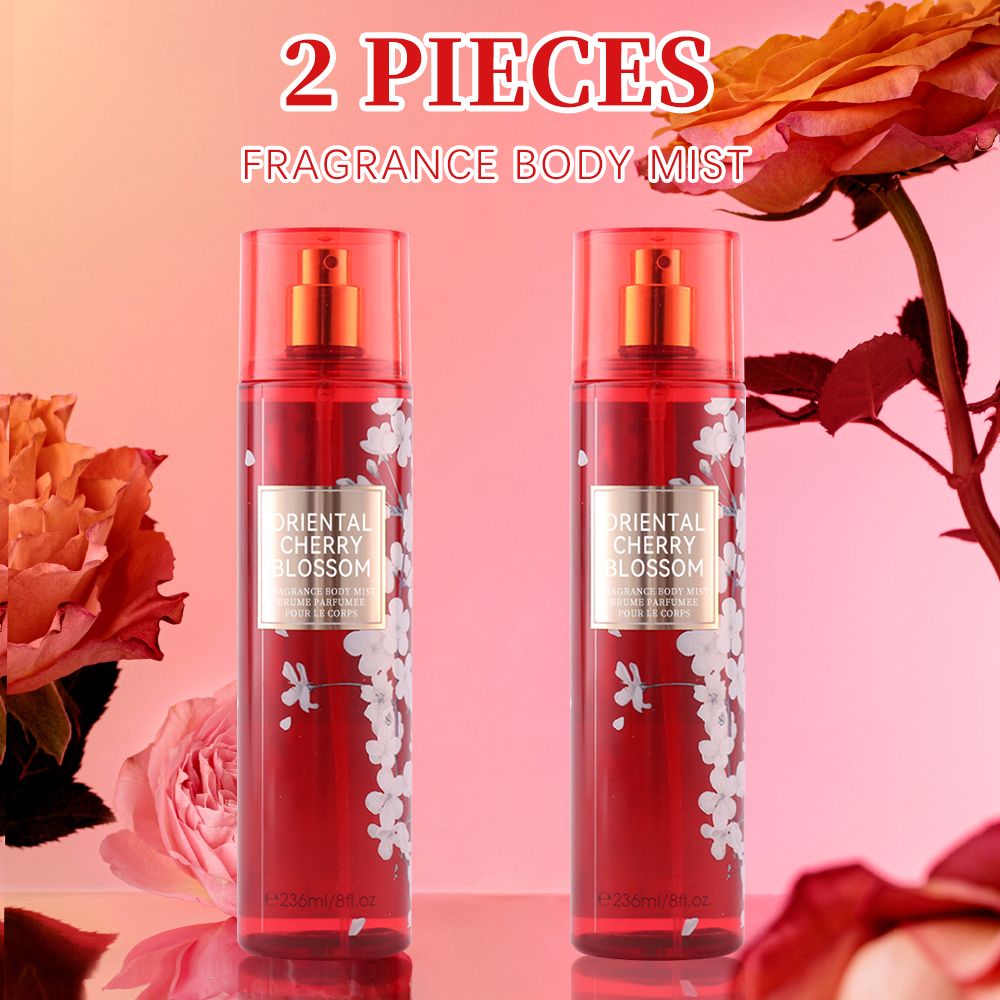 8 Fl.Oz/ Hair And Body Mist for Women, Floral Scented Spray, Refreshing Body Mist, Enduring Fragrance, Ideal for Everyday Use, Dates, Celebrations, And Gifting