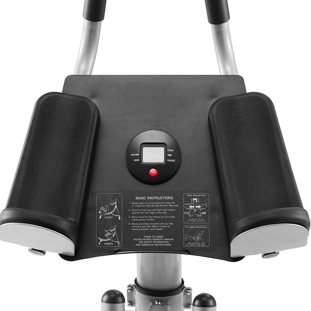 AB Workout Machine, Ab Workout Equipment at Home Gym, Core & Abdominal Trainers for Women, 440 lbs Weight Capacity Strength Training Ab Cruncher, Foldable Adjustable Fitness Exerciser