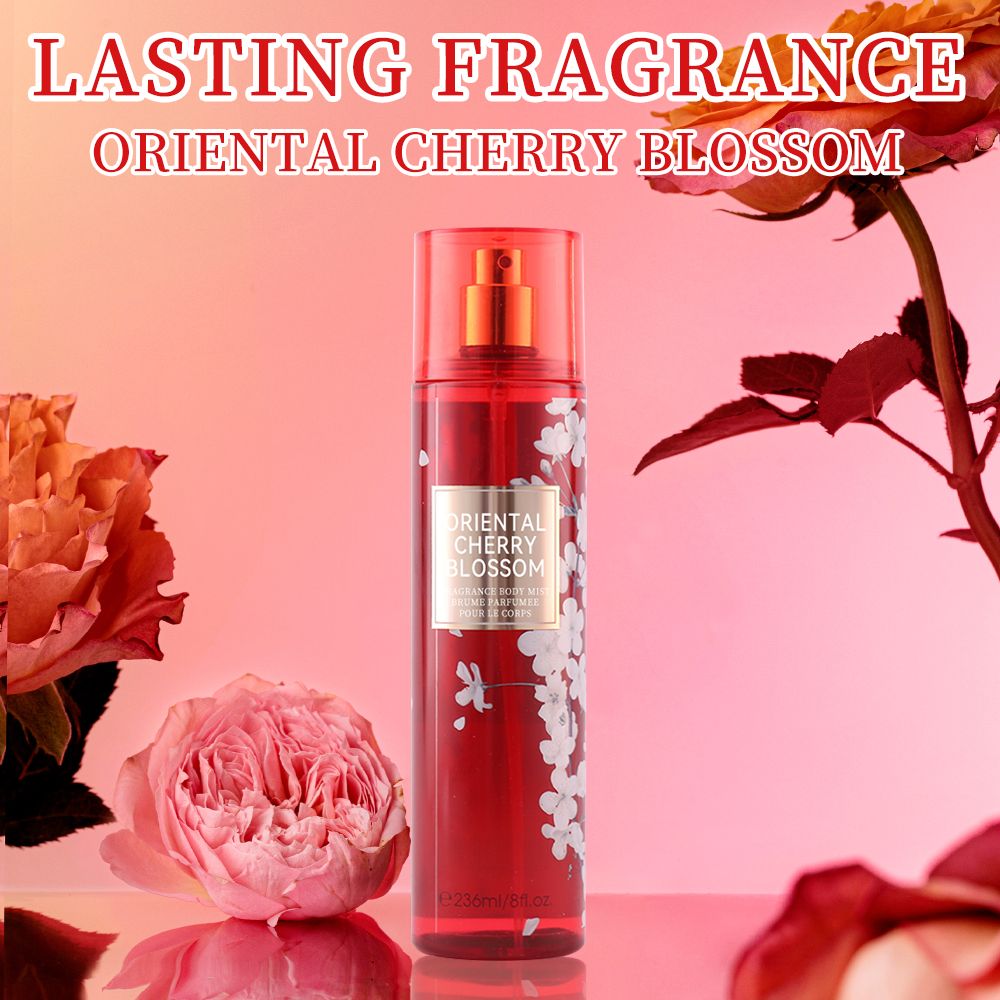 8 Fl.Oz/ Hair And Body Mist for Women, Floral Scented Spray, Refreshing Body Mist, Enduring Fragrance, Ideal for Everyday Use, Dates, Celebrations, And Gifting