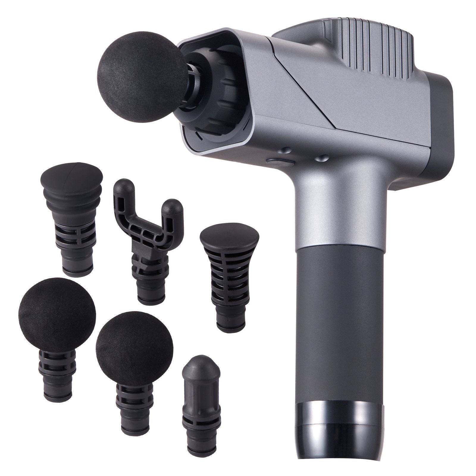 Massage Gun Deep Tissue, Percussion Muscle Massager for Athletes - with 8 Speed Levels & 6 Massage Heads, 16V 2500mAh Batteries, Handheld Massage Gun for Pain Relief, Muscle Relaxation