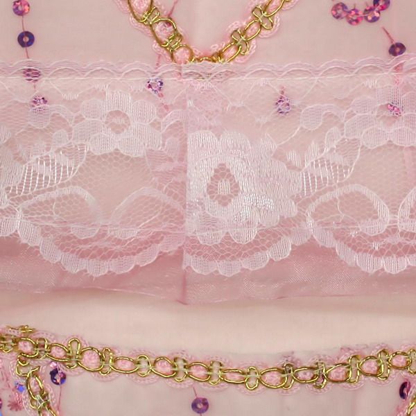 [Bud Silk] Pink Lace/Wall Hanging/ Wall Organizers / Wall Baskets / Hanging Baskets (11*21)