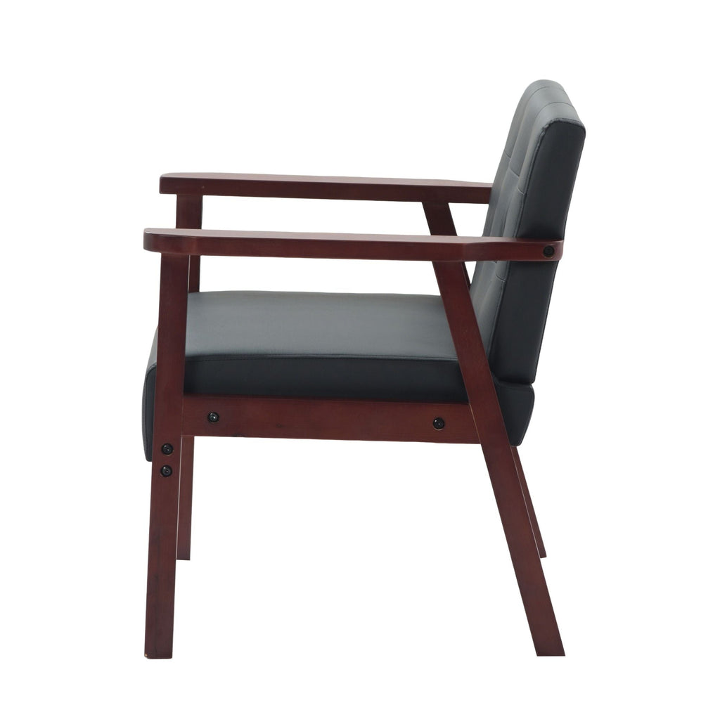 Wood Frame Accent Armchair