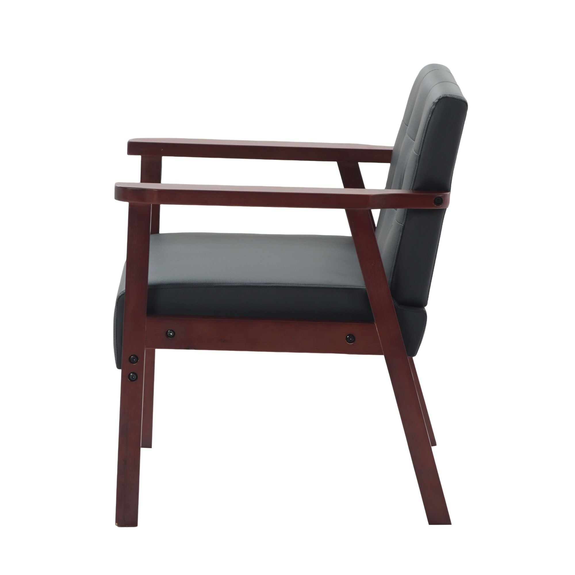 Wood Frame Accent Armchair