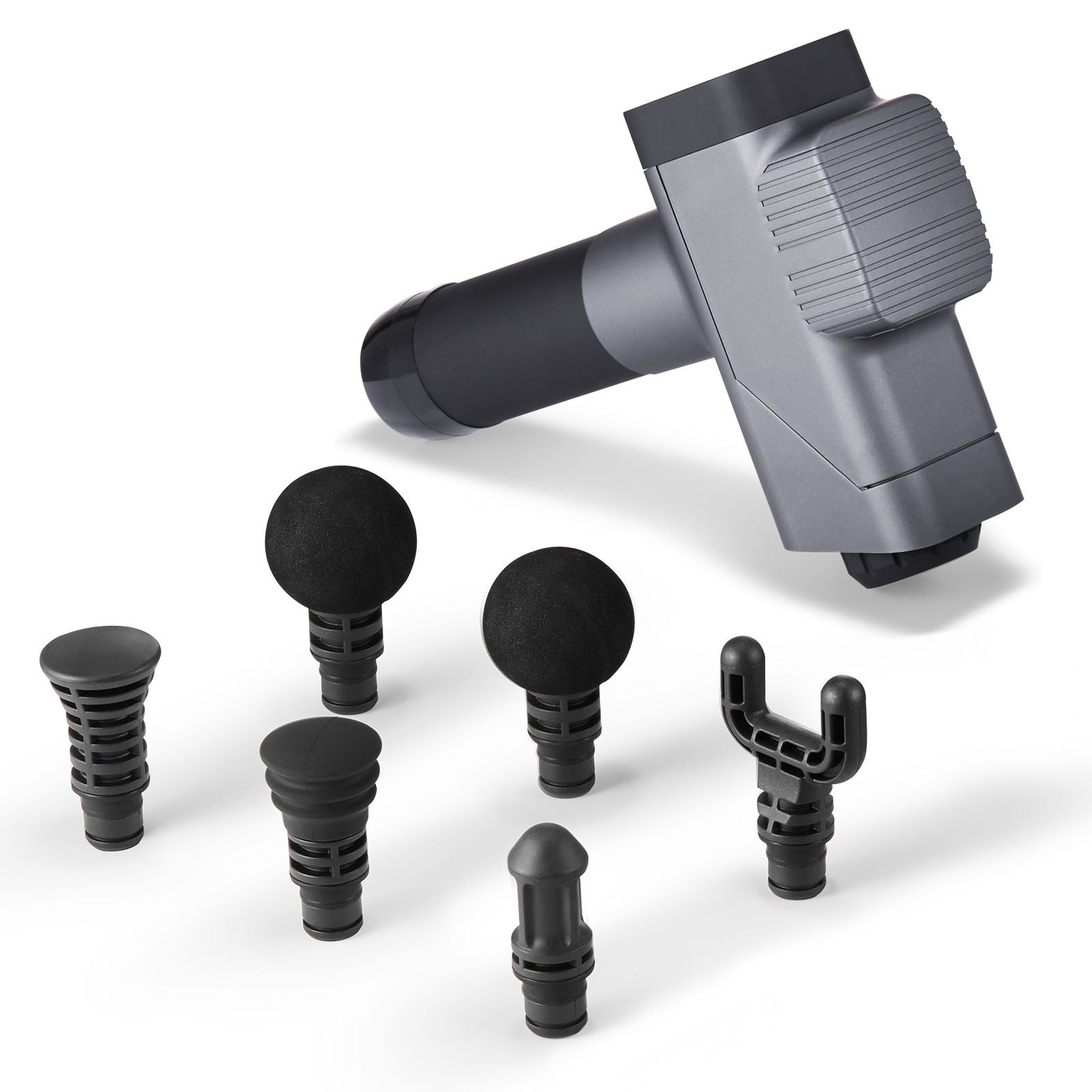 Massage Gun Deep Tissue, Percussion Muscle Massager for Athletes - with 8 Speed Levels & 6 Massage Heads, 16V 2500mAh Batteries, Handheld Massage Gun for Pain Relief, Muscle Relaxation