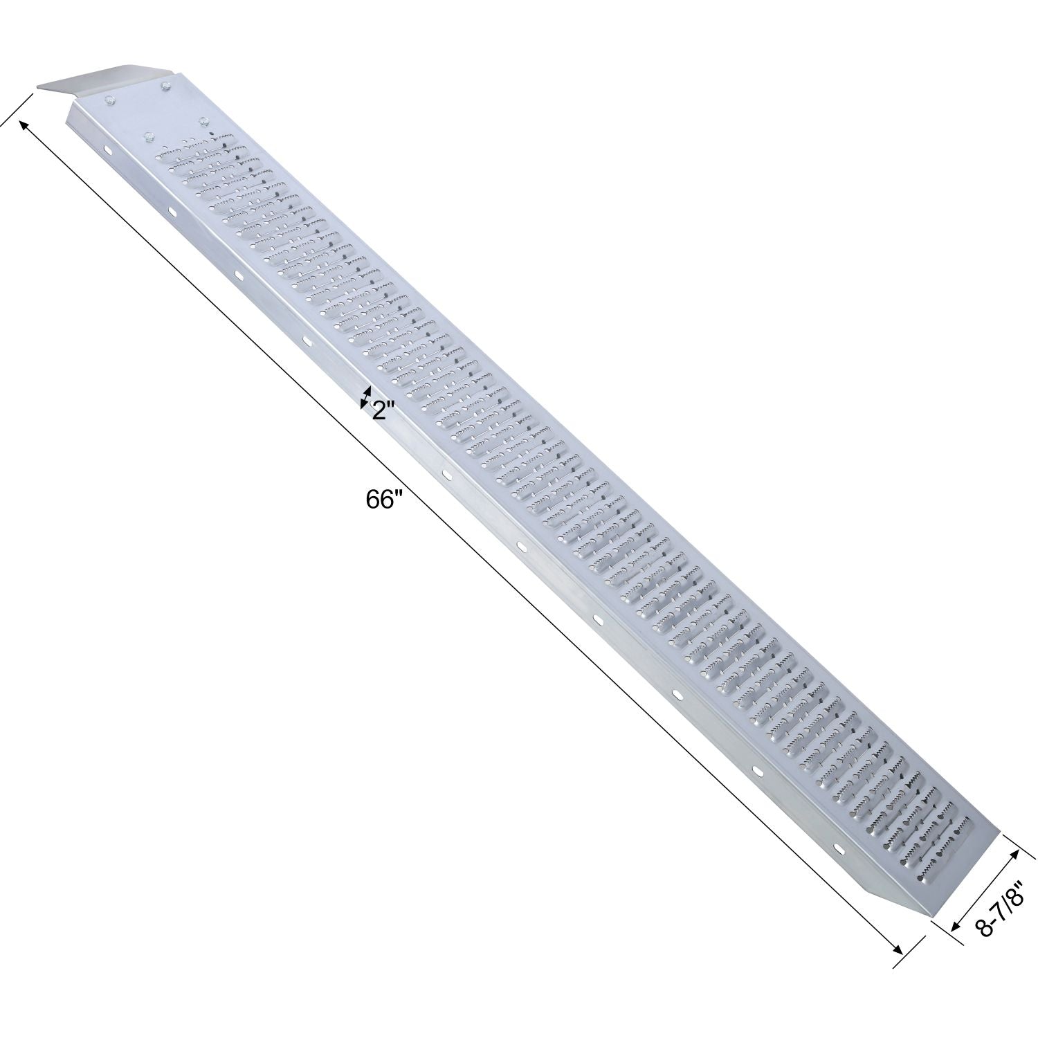 66" L Loading Ramps, 960lbs Capacity Loading Ramps for Pickup Trucks, Steel Motorcycle Ramp, Dirt Bike Ramp for Truck, Lawn Mower, Snowblower, ATV, Quad, Pack of 2 ,with 2pcs tie straps,1pair gloves