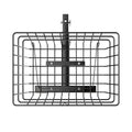 Scooter Rear Basket, Heavy Duty Metal Wire Basket with Handle, Spacious Cargo Basket, Works with 1-inch Receiver, Compatible with Most Golden, Drive & Pride Mobility Scooter