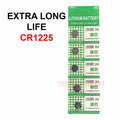 5 PCS New Lithium Battery 3V CR1225 /CR 1225 Button Cell Watch EXTRA LONG LIFE