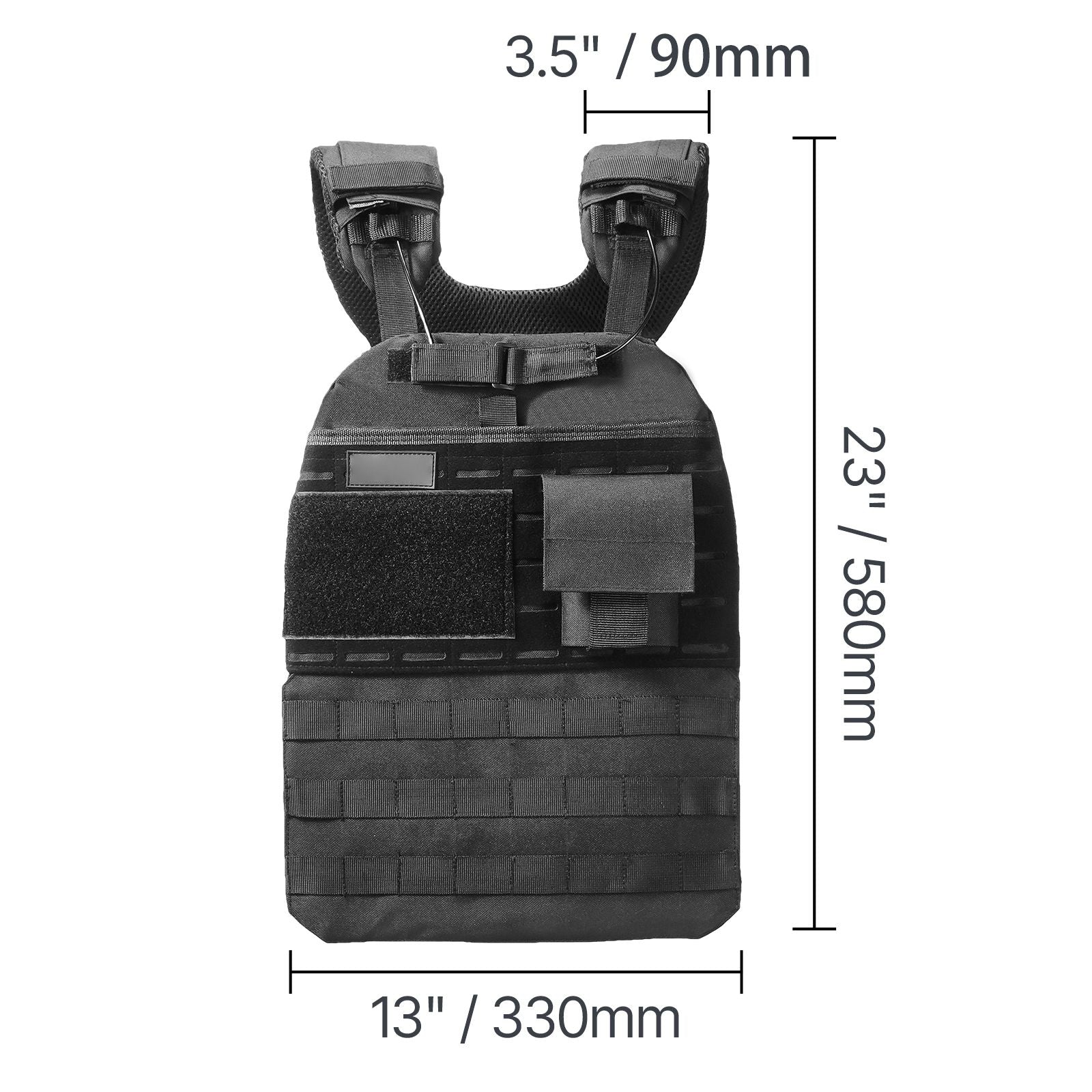 Weighted Vest, 40lb Weight Vest, Adjustable Body Weight Jacket for Men Women, Workout Equipment for Strength and Endurance Training, Running, Jogging, Walking, Fitness, and Weight Loss