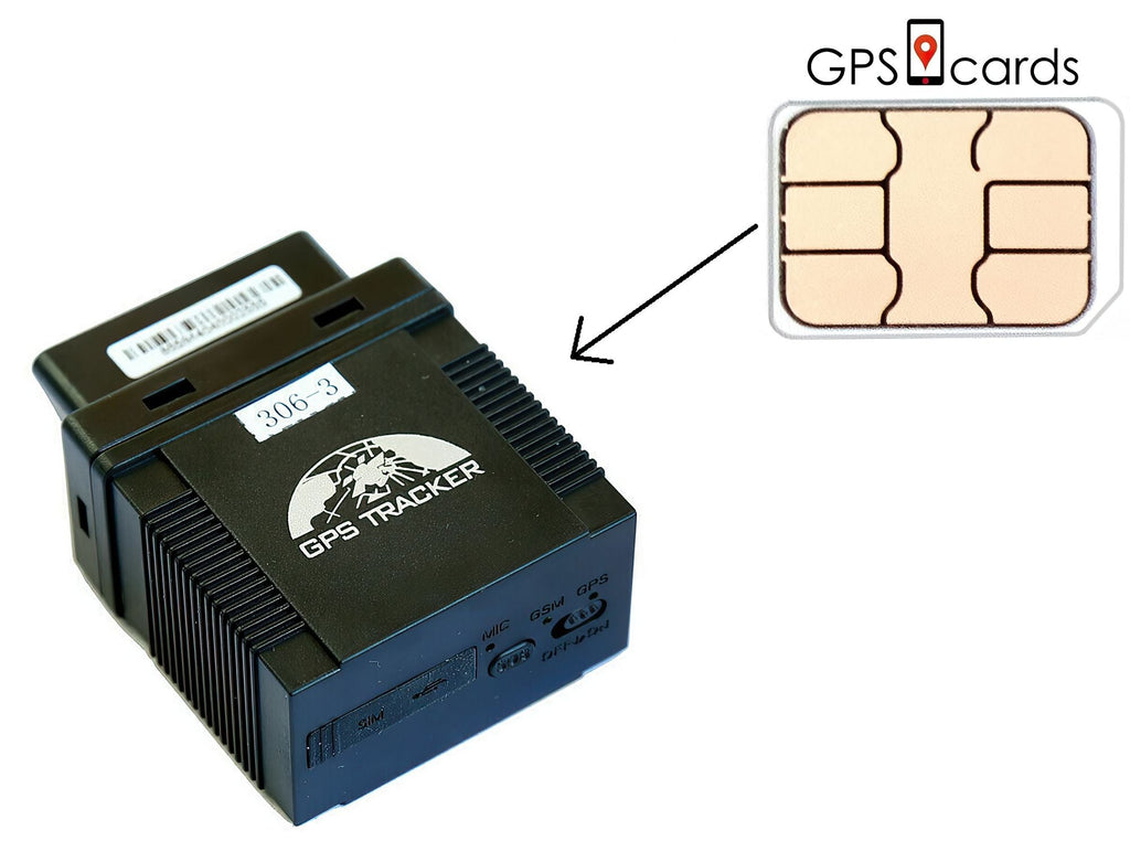 GPS cards works for Vehicle Tracker Coban GPS405C with Low Battery Notice