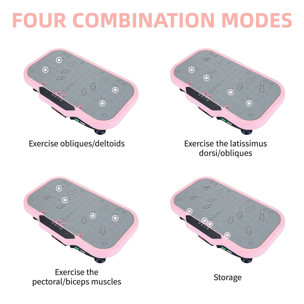Vibration Plate Fitness Platform with handle Whole Body Exercise Machine with 120 Speed Levels, Lymphatic Drainage, Fat Burning, and Weight Loss, Perfect for Women, Men, and Home Gym exercise