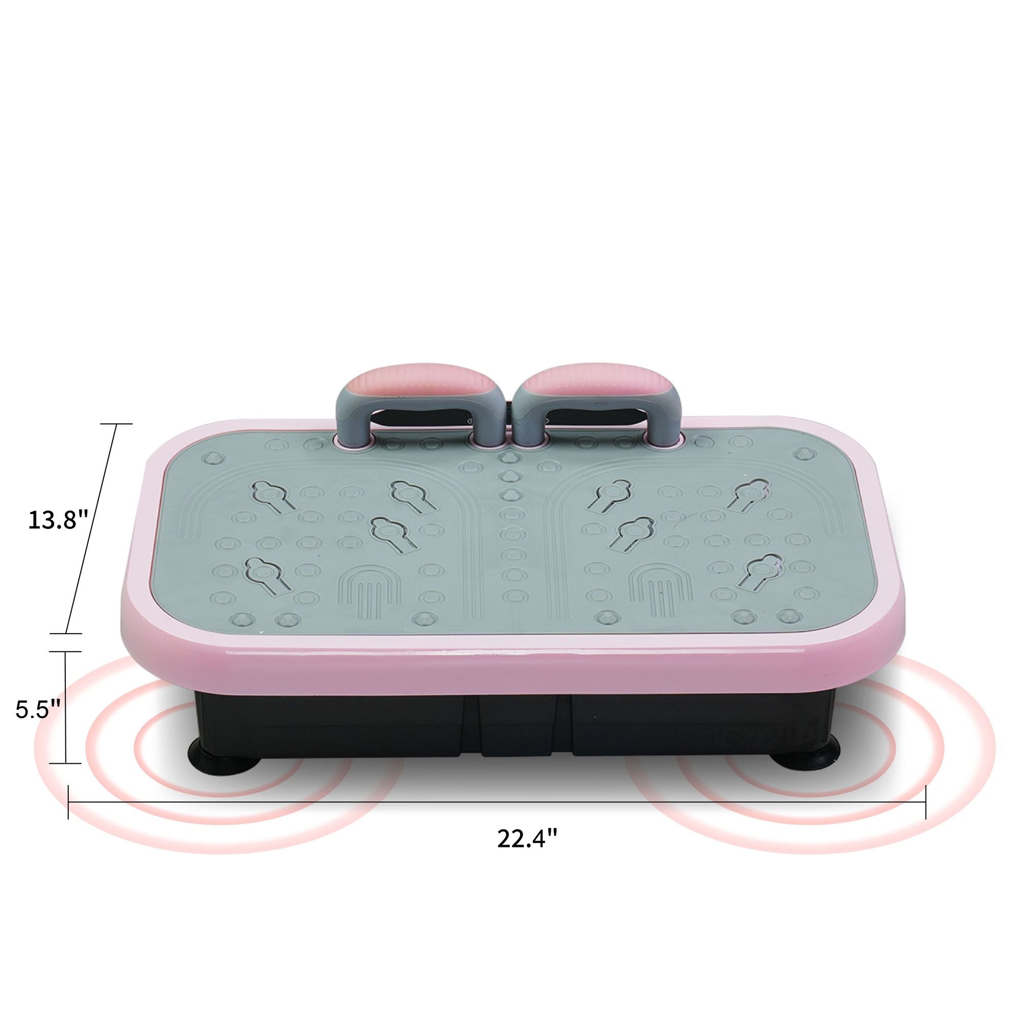 Vibration Plate Fitness Platform with handle Whole Body Exercise Machine with 120 Speed Levels, Lymphatic Drainage, Fat Burning, and Weight Loss, Perfect for Women, Men, and Home Gym exercise